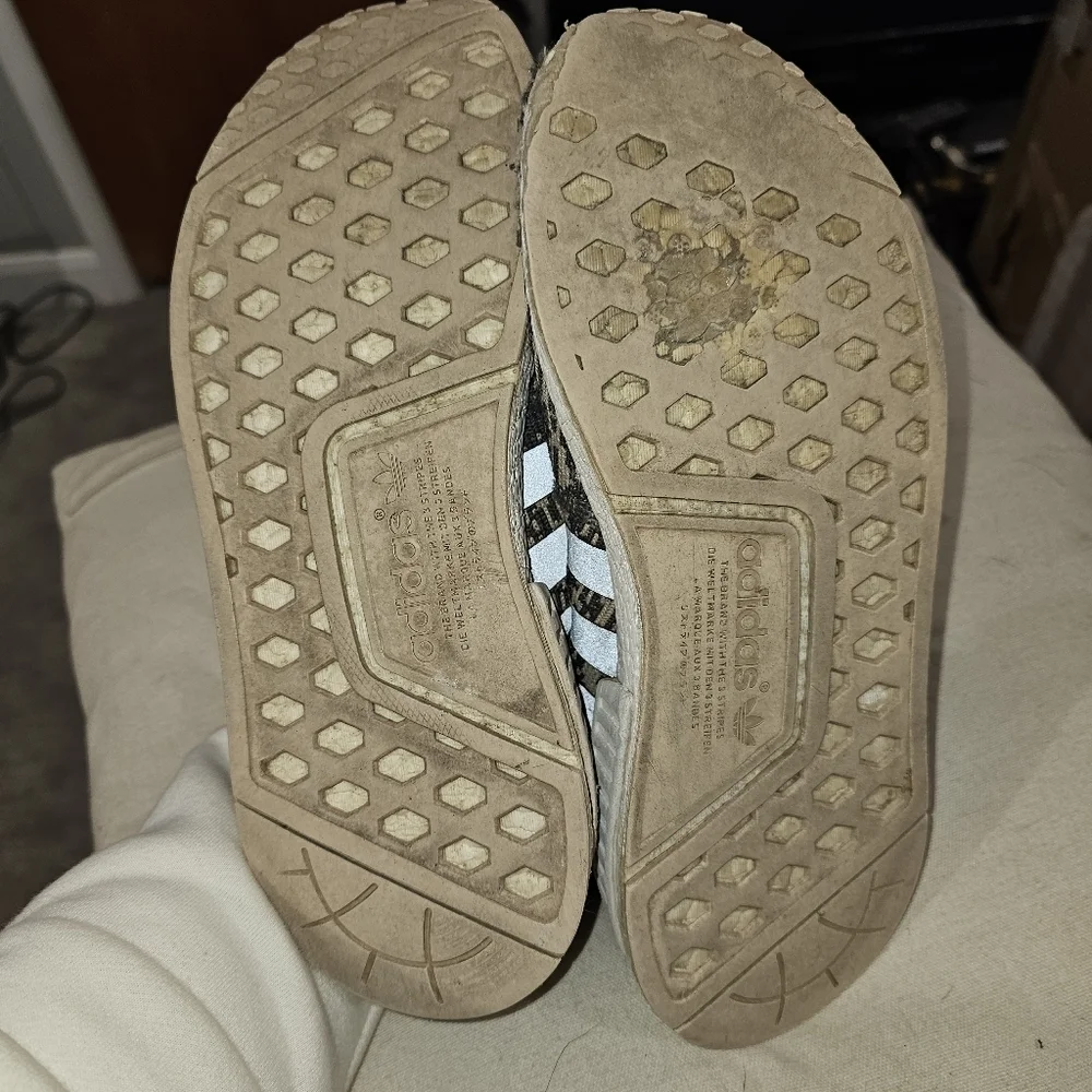 Adidas NMD Men's Shoes Size 9 Gray / Tan 3M - Picture 2 of 5